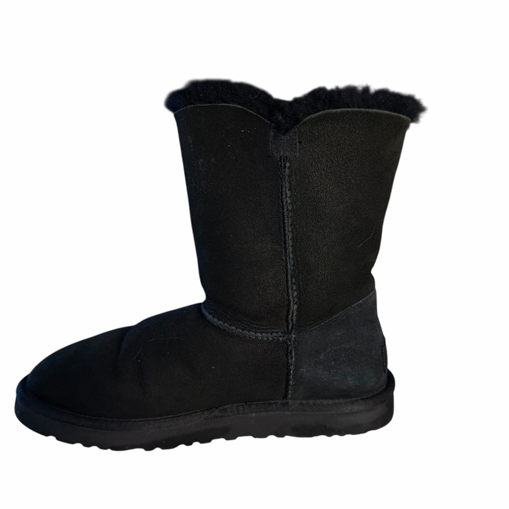 UGG Classic Short Bailey Button Black Winter Boots - image 5